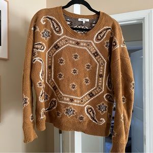 Madewell bandana sweater